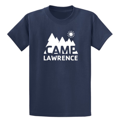 Adult Short Sleeve 100% Cotton Tee - Camp Lawrence - CAMP Design
