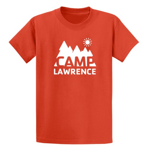 Adult Short Sleeve 100% Cotton Tee - Camp Lawrence - CAMP Design